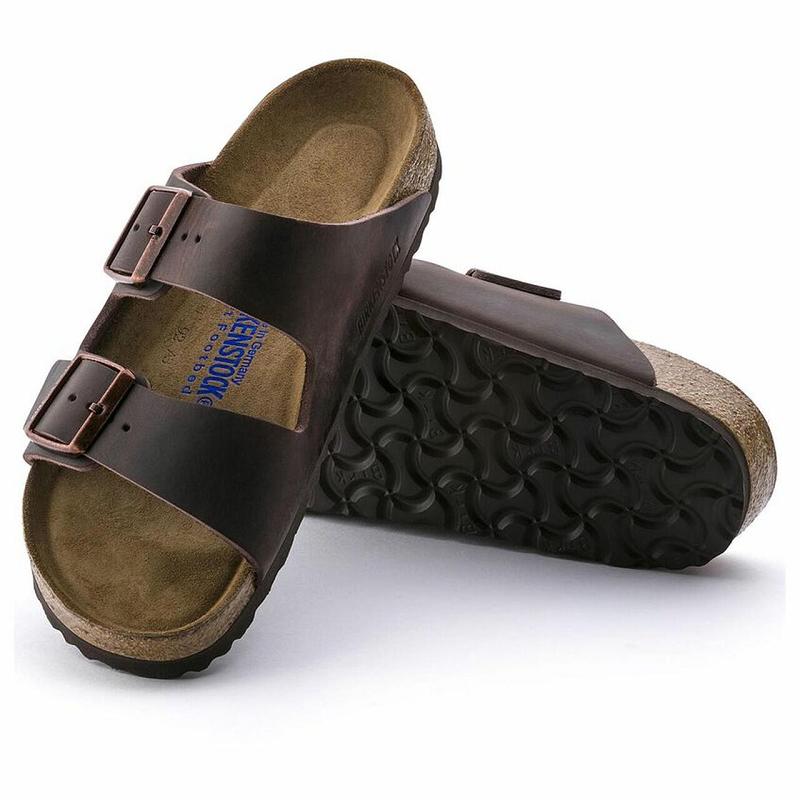 Arizona Birkenstock Soft Footbed Oiled Kozene Damske Hnede | SK 29PJJ